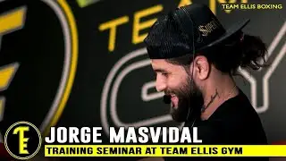 BMF CHAMPION JORGE MASVIDAL RUNS TRAINING SEMINAR AT TEAM ELLIS GYM!