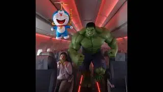 HULK vs DORAEMON 😱 Plane Fight | Doraemon Saved Everyone 🔥