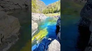 Vibrant Currents: The Allure of a Colorful River #wallycreek