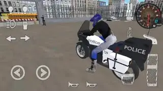 City police car patrol simulator &ndash; 3D Police Bike Road Case Hendeling &ndash; Android Gameplay #1