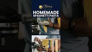 The Homemade Pasta Series: Spaghetti and Meatballs | Stevie's Kitchen #shorts
