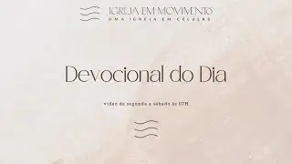 Devocional do Dia | TER&Ccedil;A  02.12 | Pr. Ewander Mac&ecirc;do