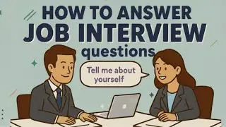 How to Answer Job Interview Questions Confidently in English | Speak With Confidence