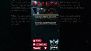 Arcanists - Anthem Lore! #anthem #anthemhighlights #anthemthegame #anthemgame