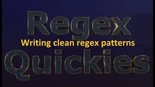 Writing cleaner regular expressions