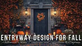 Entryway Design for Fall : Using Autumnal Colors, Pumpkins and Lanterns to Impress