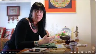 How to Paint a Thangka with Carmen Mensink (English subs)
