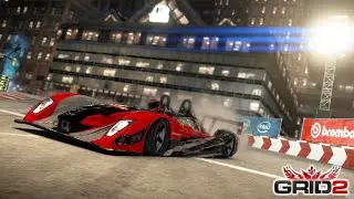 Drift Mode On | Night Racing | Driving CATERHAM SP300R | Grid 2