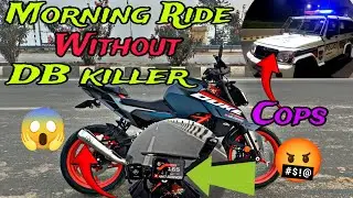Morning Ride Without DB Killer Arrow Exhaust 😱🙀 | kaya sound hai 🤯 #amitexiting01