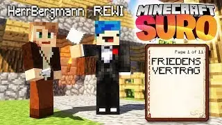 FRIEDENSVERTRAG mit BERGMANN! Minecraft Suro ROLEPLAY!