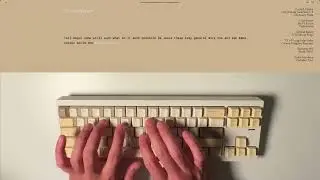 CYCLE7 - HOLY PANDAS ON ALU PLATE  | TYPING SOUND TEST | THOCKY/CLACKY