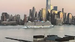 New York, New York - Norwegian Prima Sails from New York City (2022)
