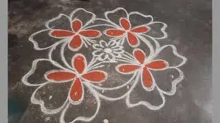 Rangoli kolangal @LakshmiKolangal75 //kolam with dots||easy rangoli design //margazhi kolangal 