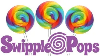 SWIPPLE POPS | Rainbow Cherry Swirly Lollipops