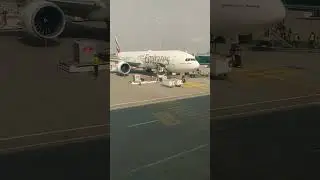 Emirates At Sialkot International Airport #emirates #plain #sialkot #international