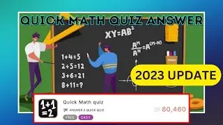 Quick Math Quiz Answers Score 100% | quick math quiz | Quizfacts | 2023 UPDATE