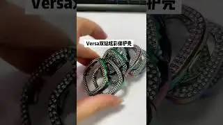 Colorful rainbow diamond watch case for Fitbit Versa 4