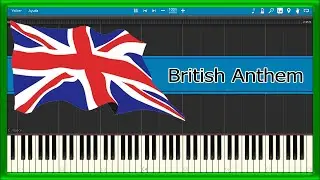 God Save The Queen 🚩 British Anthem (PIANO TUTORIAL) 🎹 #13