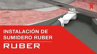 INSTALACIÓN SUMIDERO RUBER - Sifónico de perfil bajo