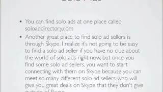 How to build a list - Email List with Solo Ads