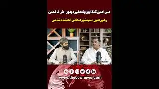 Ali Amin Gandapur Playing Both Sides - Senior Journalist Ehtesham Shami Exposes Truth!