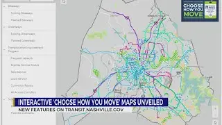 Interactive 'choose how you move' maps unveiled