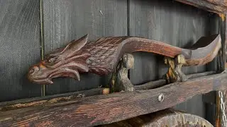 Shamanic drum beater. A little about the process | open your drum workshop