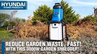 A 3000W Garden Shredder With Included Hopper | Clean Up Branches And Dead Leaves Easily