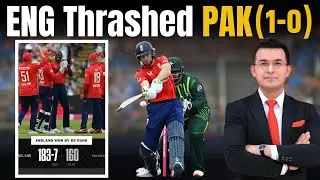 ENGvsPAK : Eng beat Pak by 23 runs in the 2nd T20I and take a 1-0 lead in the four-match T20I series