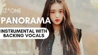 IZ*ONE (아이즈원) - 'Panorama' (Official instrumental with backing vocals)