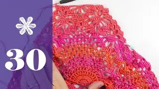 AdventsCAL 2018 mit eliZZZa * H&auml;keldeckchen Doily * Reihe 30