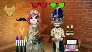 talking tom billu & billa dulha dulhan bride makeup comedy video #prbillup