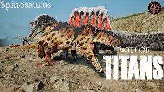 Path of Titans Spinosaurus Solo in Domain Survival-pvpP5