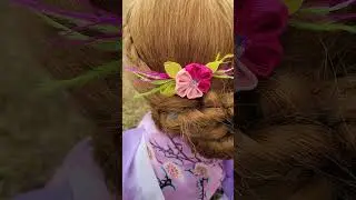 SPRING EASY DIY HAIR PINS #diy #hairaccesories #hairclip