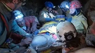 Raw: Cave Explorer Rescued in Germany