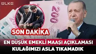 Erdoğan'dan En Düşük Emekli Maaşı Açıklaması #Sondakika