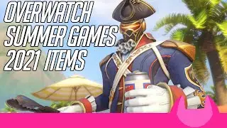 Overwatch Summer Games 2021 All Items, skins etc.