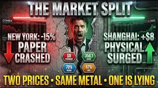 New York Dropped 15% While Shanghai Paid $8 Premiums #silverburst  #comex  #shanghaigoldexchange