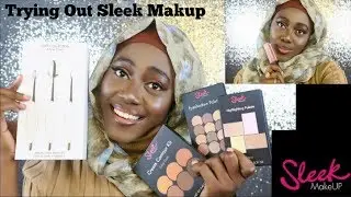 TRYING OUT SLEEK MAKE UP | SLEEK COSMETICS | Modern Hijabista