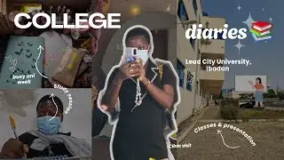 College Diaries📚: busy school week in my life, classes, study sessions @ lead city university