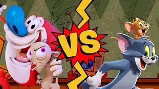 M.U.G.E.N Battles | Ren H&ouml;ek/Stimpy vs Tom/Jerry | Ren & Stimpy vs Tom and Jerry
