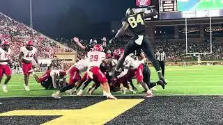 September 11, 2025:  Robby Ashford's gritty run sets up the Deacs near the goal line
