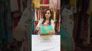 Pure Crepe Suits Whatsapp @9719157500 for bookings #crepe #crepesuit #boutique #shorts