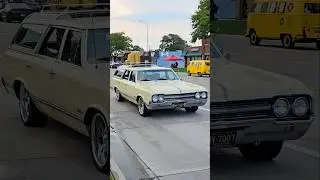 1965 Oldsmobile Vista Cruiser Classic Station Wagon Drive By Engine Sound Harper Charity Cruise 2024