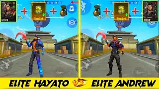 Elite Andrew Vs Elite Hayato Ability Test | After Update Andrew Character | FF New Character Ability