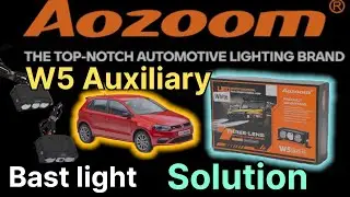 VOLKSWAGEN POLO AOZOOM W5 AUXILIARY LIGHT UPGRADE 