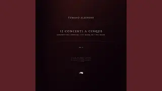 Concerto for 2 Oboes No. 9 in C Major: II. Adagio