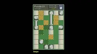 Pushing Machine (Impossible) Level Puzzle 21 - Perfect Solution