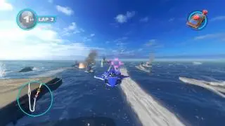 Sonic All-Stars Racing Transformed - Grand Prix 01 - Dragon Cup Hard Mode 1080p