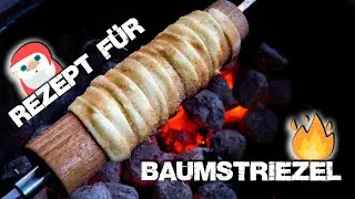 😲 Rezept für Baumstriezel wie vom 🎅 Weihnachtsmarkt / von der Kirmes !